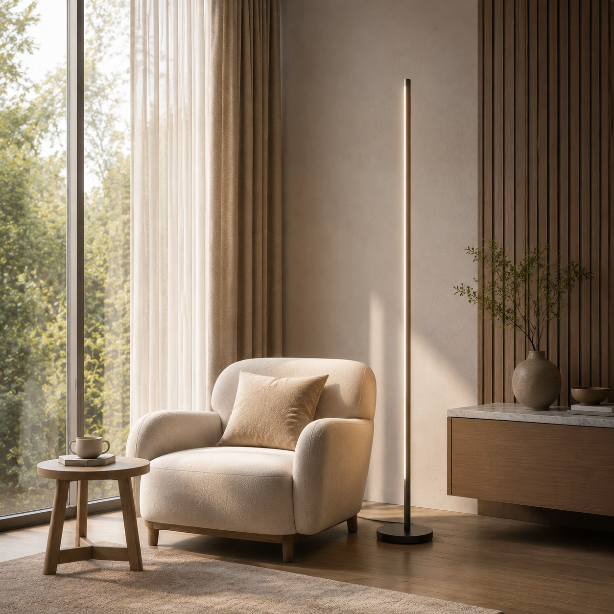 Blissmetica™ Minimalist Linear Floor Lamp