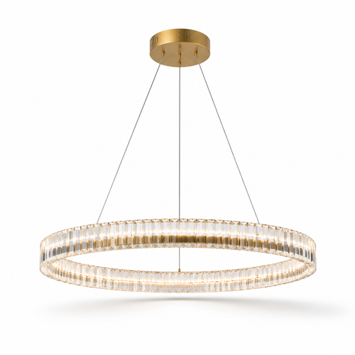Blissmetica™ Crystal Halo Ring Chandelier